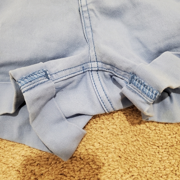 Blue women's shorts - Picture 8 of 9